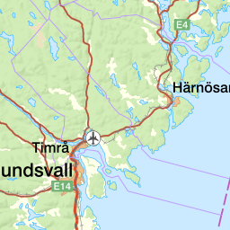 Badplatser i Sundsvalls kommun.